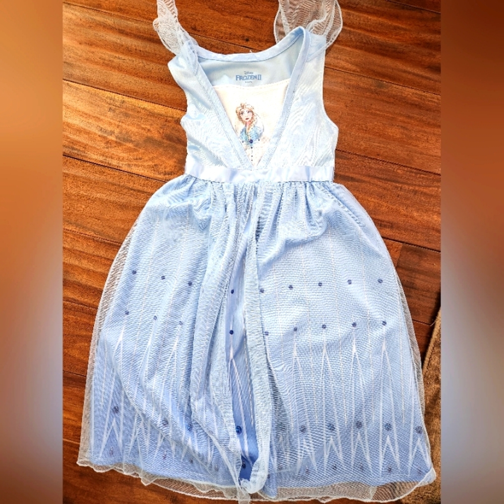 Disney Frozen Blue Dress Size Small in Excellent Condition